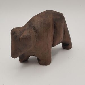 Bumbu Handmade Wooden Bear Cub Romania Toy Figurine Animal Fetish